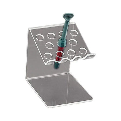 Plasdent - Small Composite Material Organizer - Clear, 14 syringe capacity, 4" W