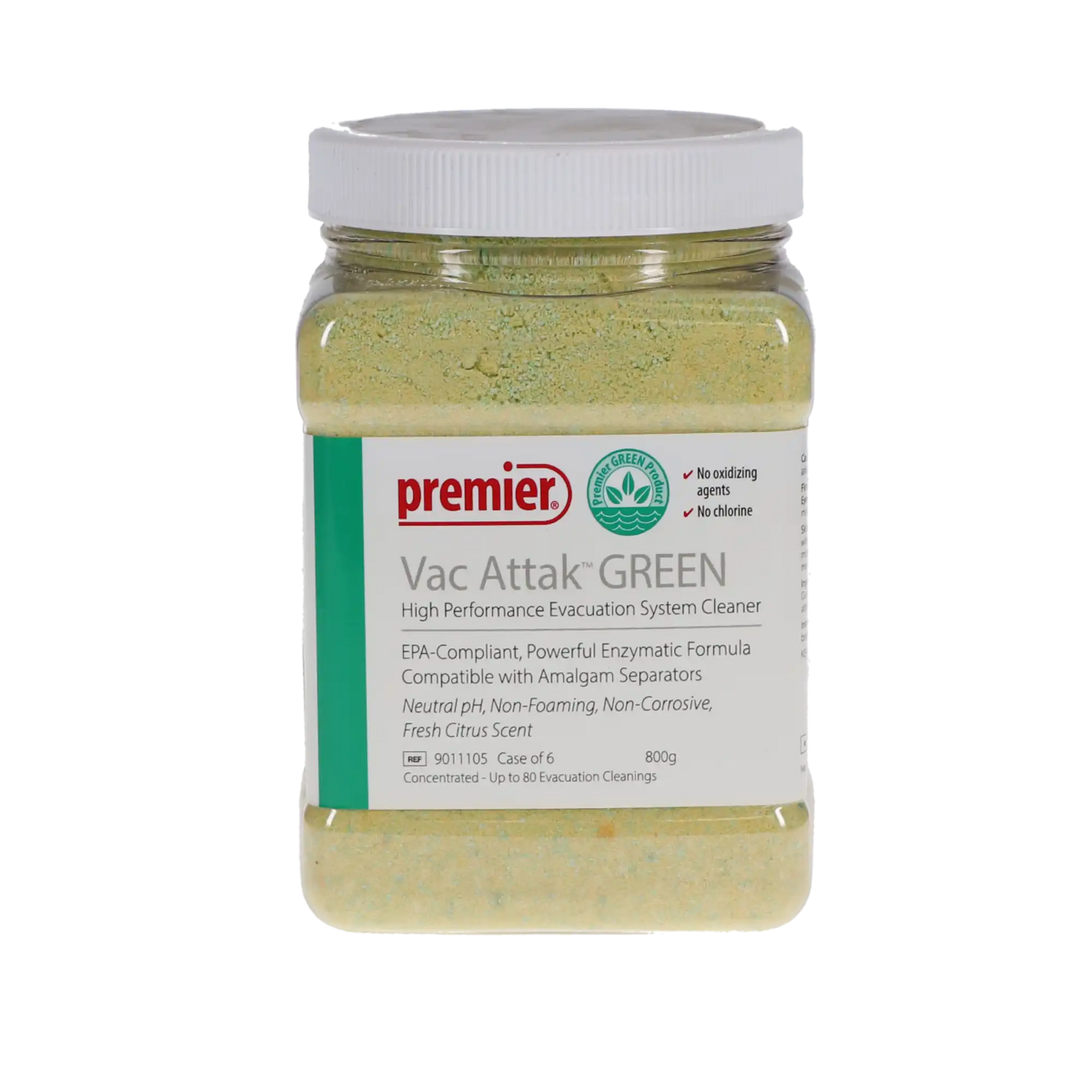 Premier - Vac Attak Green Evacuation Cleaner 800gm/Jr