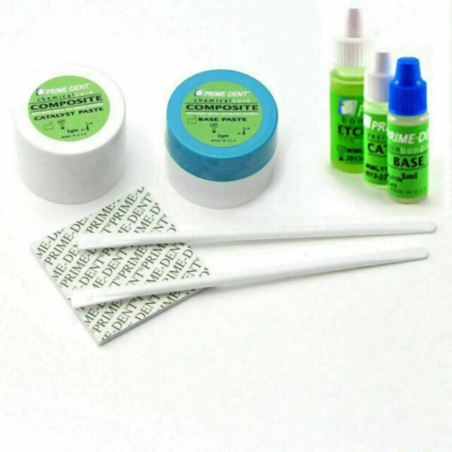 Prime-Dent - Chemical Cure Composite 3/3g with Bonding Kit. Highly filled
