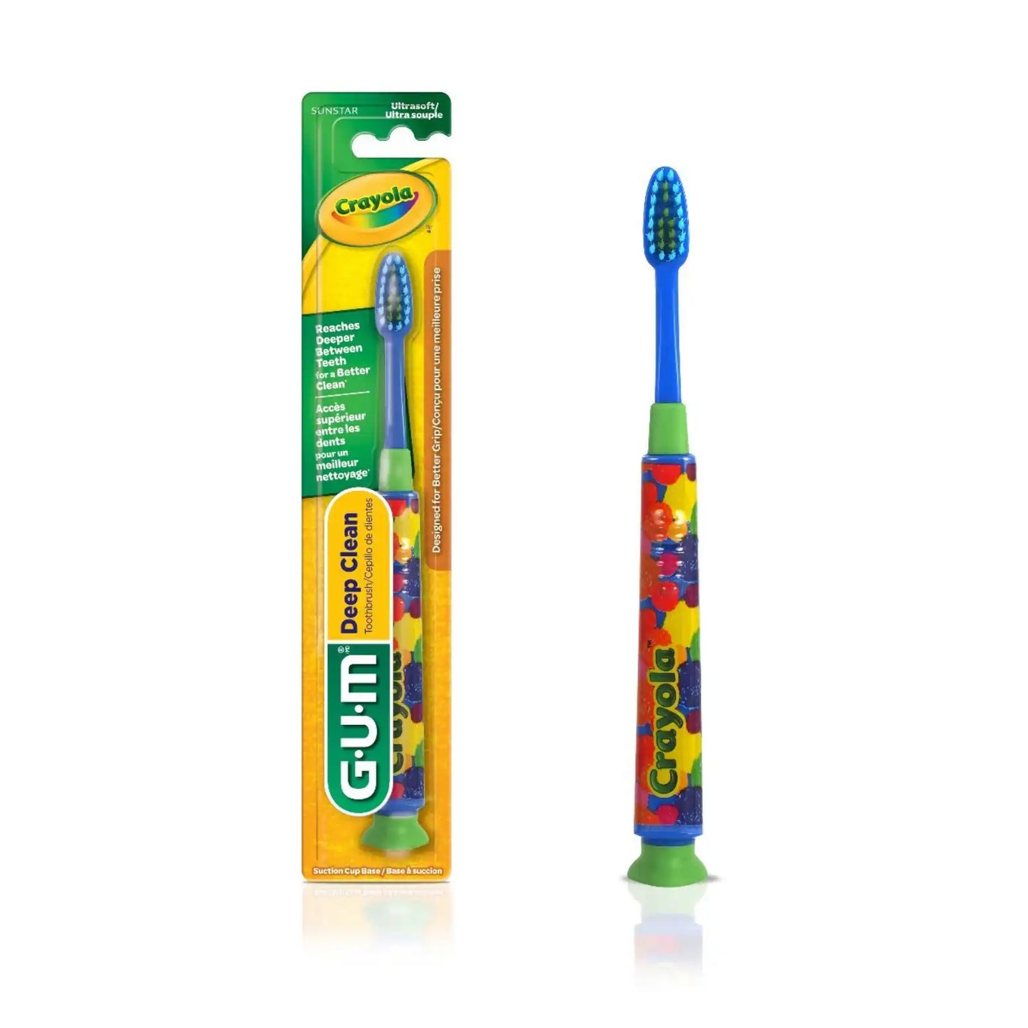 Sunstar Butler - GUM Crayola Deep Clean Toothbrushes 12/Bx