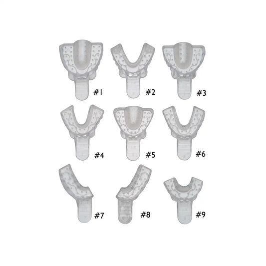 Vista - Clear Plastic Impression Tray #6 Sm/Lower 12/Bg