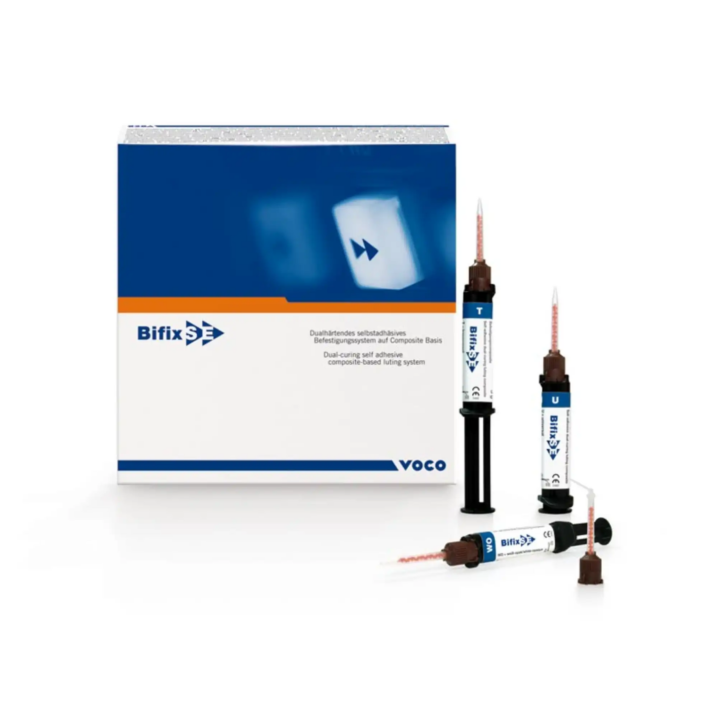 Voco - Bifix SE Luting Cement - Transparent, 5 g QuickMix Syringe, Mixing & Intraoral