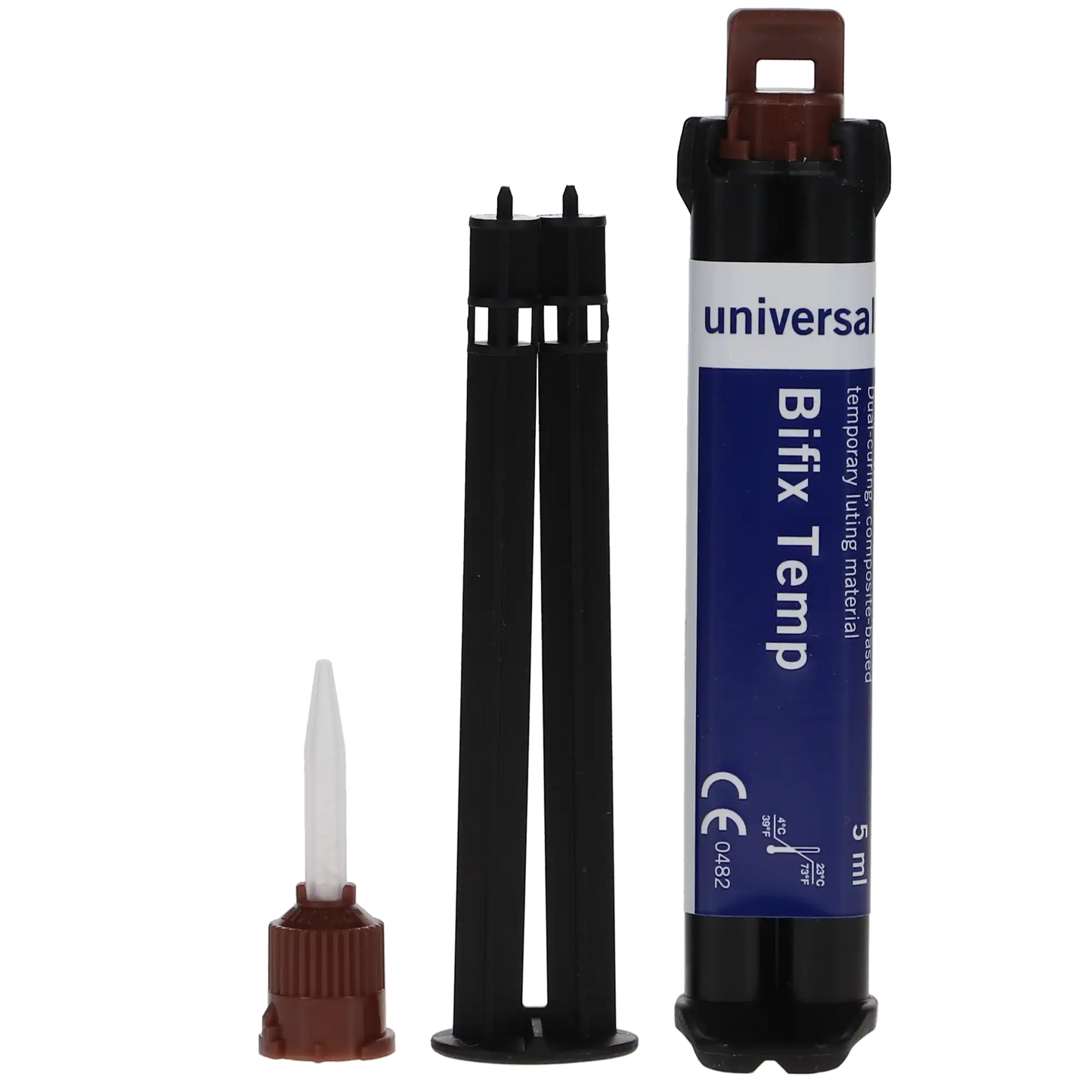 Voco - Bifix Temp Temporary Cement, 5 ml QuickMix Syringe, Universal & Accessories