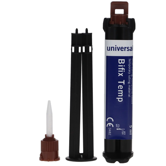 Voco - Bifix Temp Temporary Cement, 5 ml QuickMix Syringe, Universal & Accessories