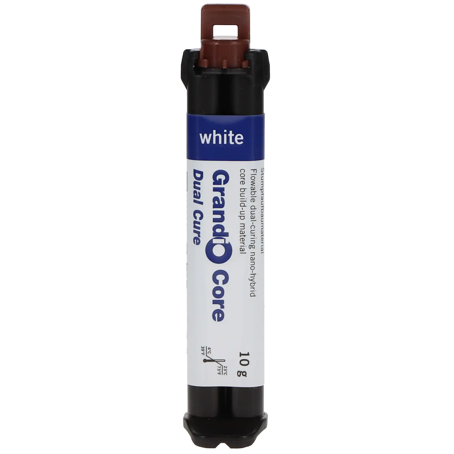 Voco - Grandio Core Dual Cure - 10g Syringe Kit, WHITE. Flowable Nano-Hybrid Core
