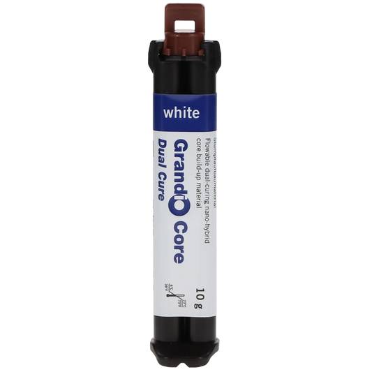 Voco - Grandio Core Dual Cure - 10g Syringe Kit, WHITE. Flowable Nano-Hybrid Core