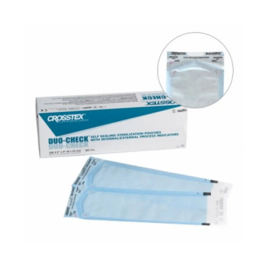 Crosstex - Duo-Check Sterilization Pouches 4.25"x11" 200/Box