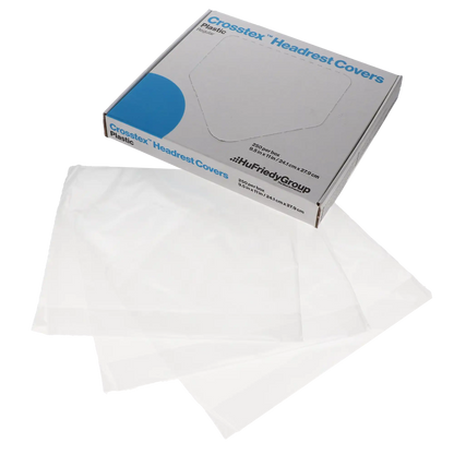 Crosstex - Headrest Cover Plastic 9.5x11 Clear 250/Box
