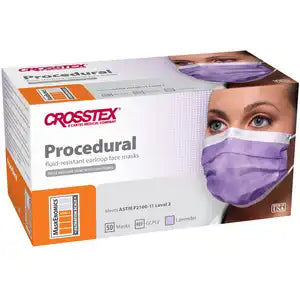 Crosstex - SecureFit Earloop Masks Lavender 50/Bx ASTM 2