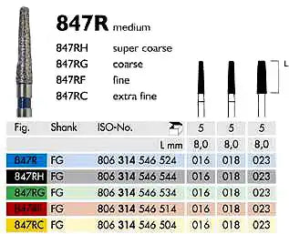 Meisinger - Diamond FG 847RG-016 Coarse 5/Pk
