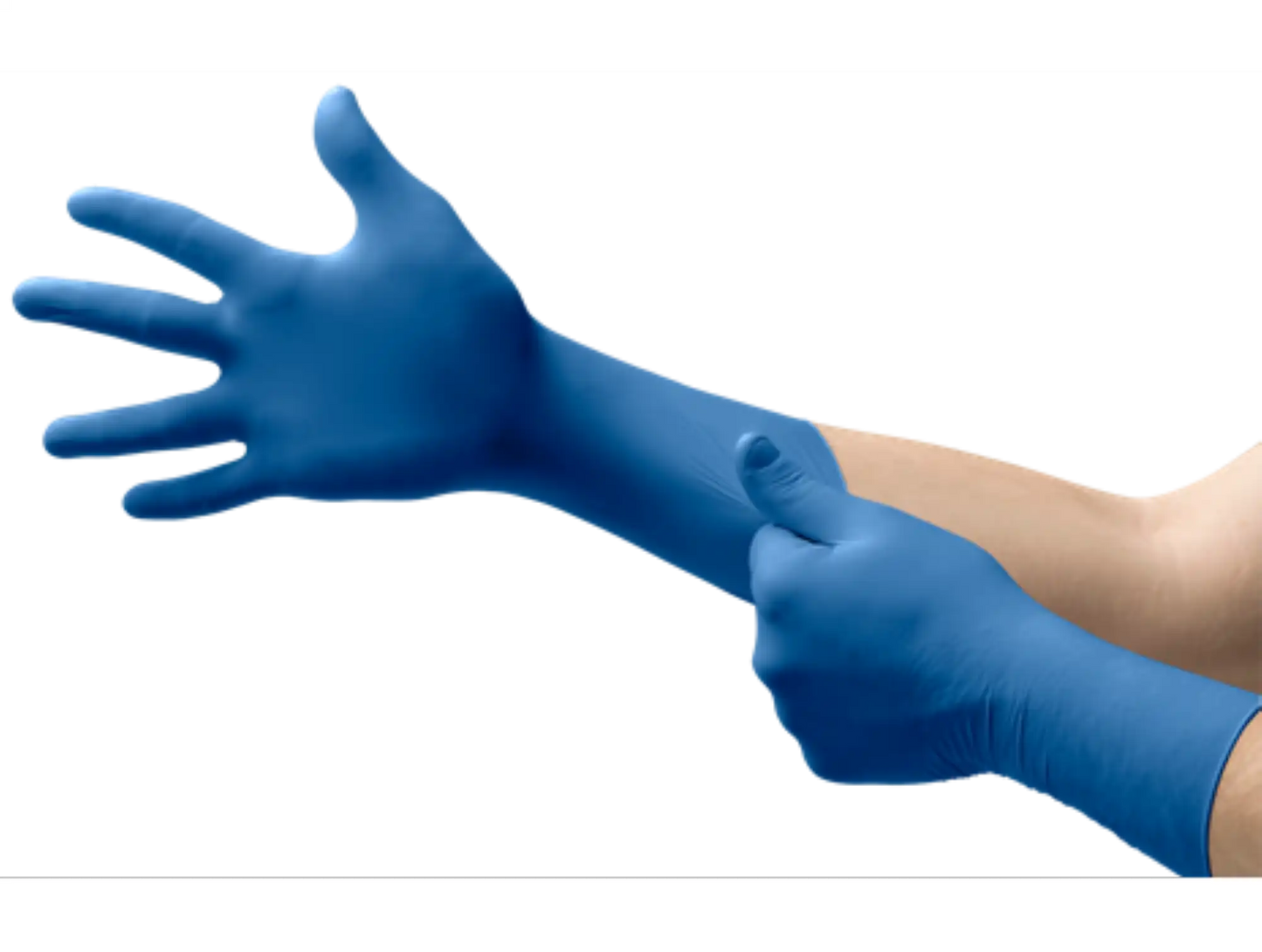 Microflex - UltraSense EC Blue Nitrile Gloves Large 100/Box