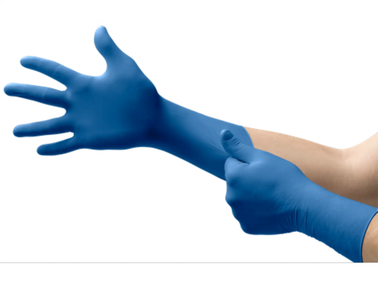 Microflex - UltraSense EC Blue Nitrile Gloves Large 100/Box