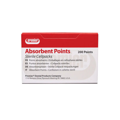 Premier - Absorbent Points Sterile Coarse 200/Pk