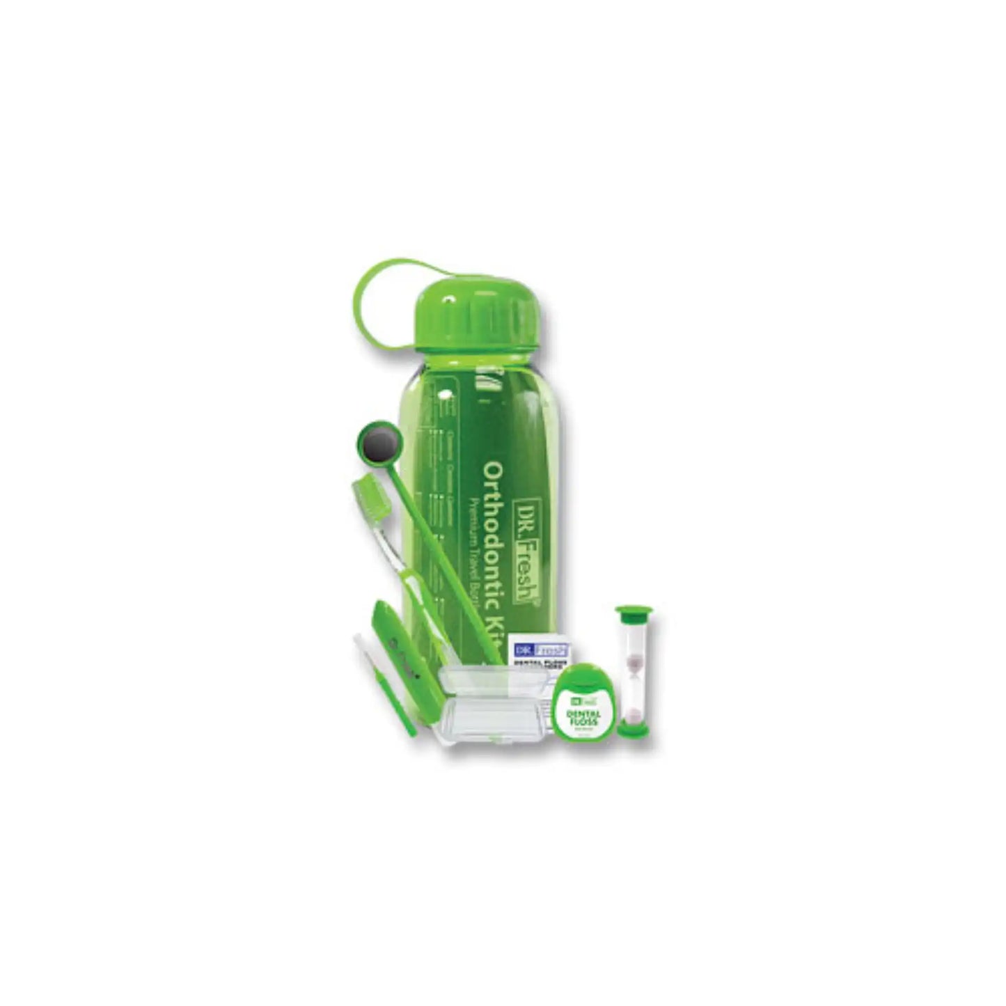 Dr. Fresh Orthodontic Travel Bottle Kit 12/Pk. Kit includes a V Trim