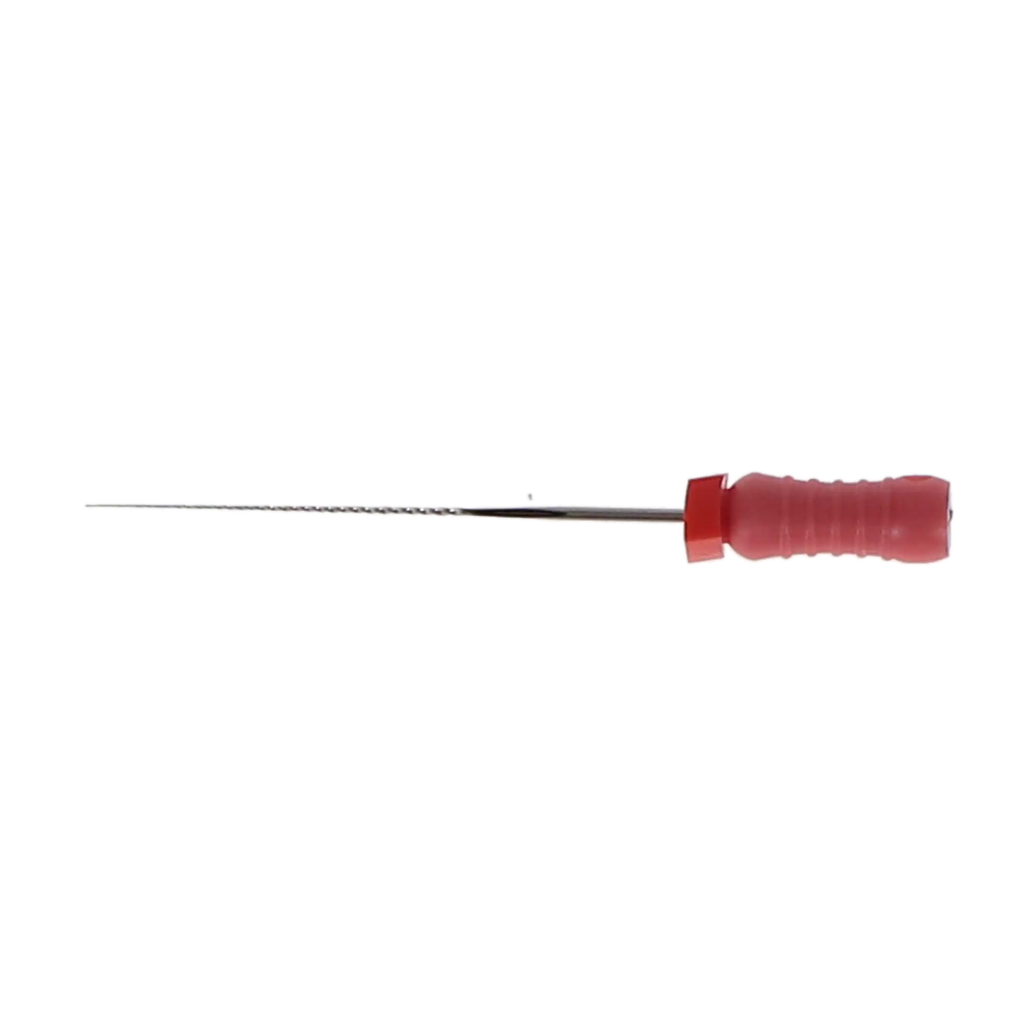 Stainless Steel K-File with Plastic Handle & Endo Stop, 28 mm, 0.02 Taper, # 6, Pink, 6/Pk, MK2806