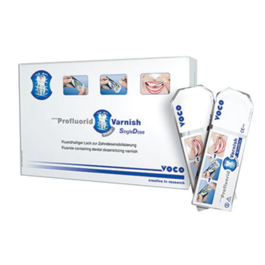 Voco - Profluorid Sodium Fluoride Varnish, Single Dose, 0.4 ml, Bubblegum, 200/Pk