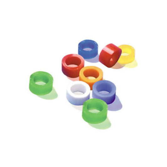 Color Code Instrument Rings Regular 50/Pk Orange