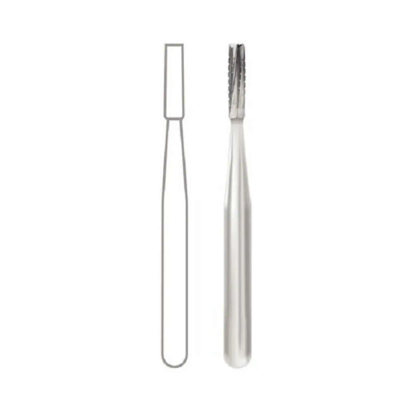 Midwest Operative Carbide Burs FG 557 Straight Fissure CC 10/Pk