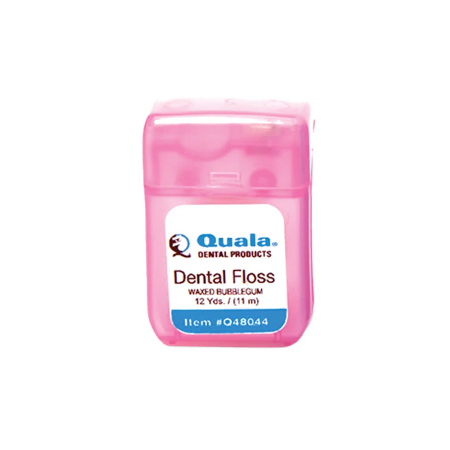 Quala - Nylon Floss, Waxed Bubblegum, 12 yds, 72/cs