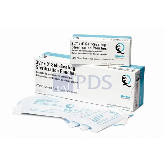 Quala - Sterilization Pouch, 2?" x 9", 200/bx,