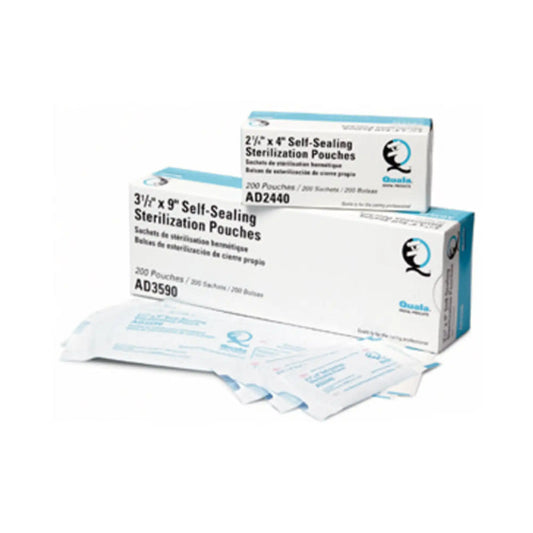 Quala - Sterilization Pouch, 3?" x 9", 500/bx