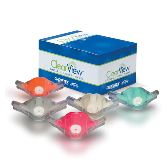 ClearView Single-Use Nasal Mask Large Adult Outlaw Orange 12/Pk