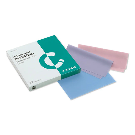 Coltene - HySolate Fiesta Latex Dental Dam 6x6 Asst Medium 36/Pk - (Replaces H04642)