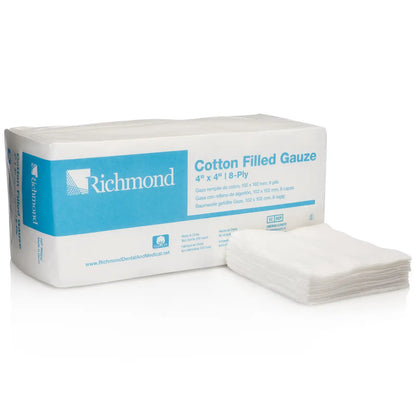 Richmond - SteriPocket Cotton-Filled Sterile 2x2 2/Pk x 300 Pks/Box