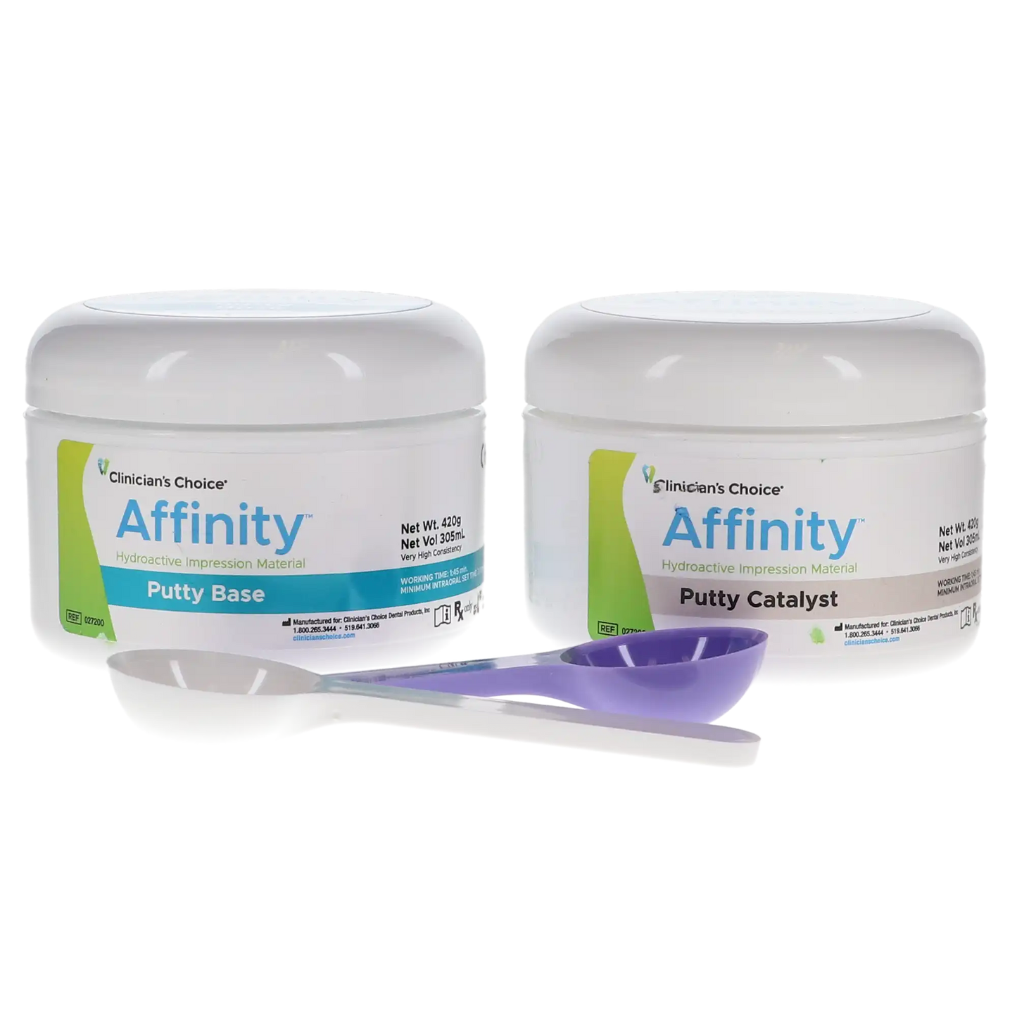Clinicians Choice - Affinity Putty Kit (1-305) ml each catalyst & base)