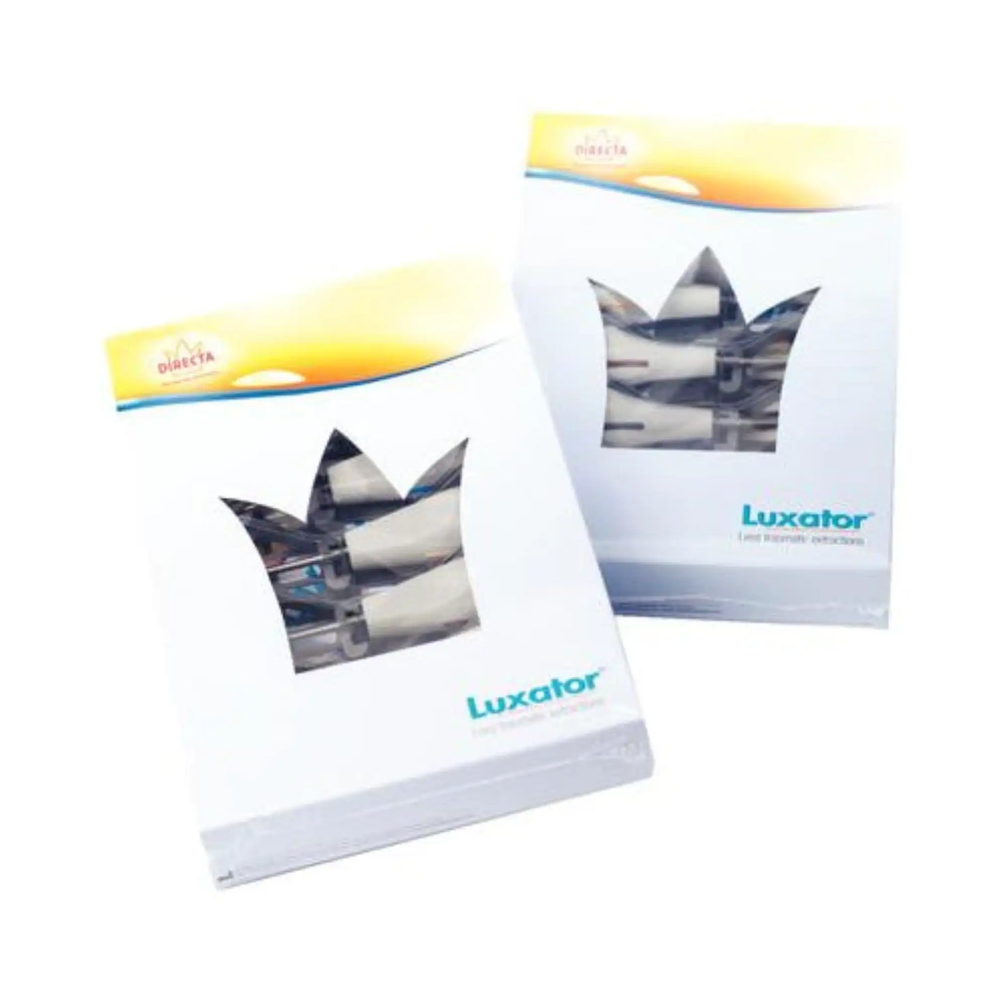 Directa - Luxator Starter Kit. Kit Contains: 1 each of 3 mm Curved Blade, 3 mm Straight