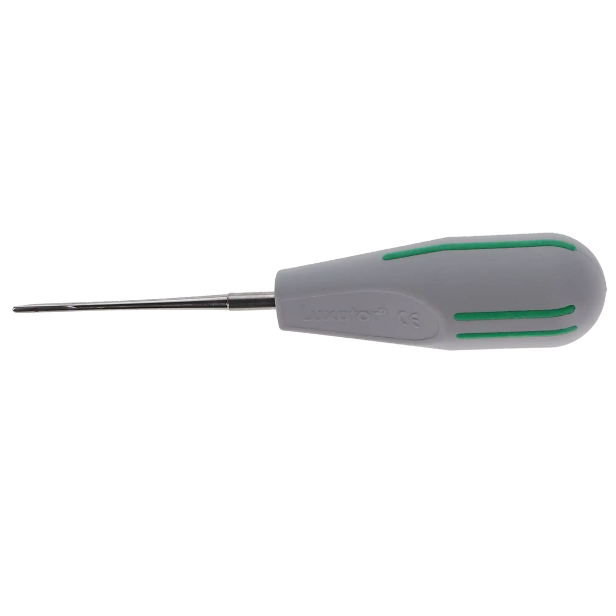Directa - Luxator, 2 mm Straight Blade Dark Green Stripes. Indicated for Apical and /or