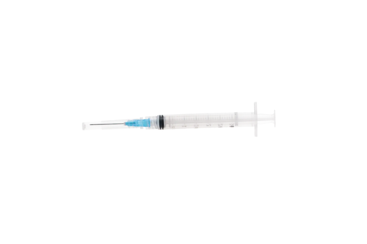 HSB - Endo Irrigating 23GA With Syringe Side Vent Blue Box/100 (23GA x 1" needle, blue hub with 3ML syringe luer lock Close End Side-port cannula with clear cap, sterile 1pc/blister, 100pcs/box)