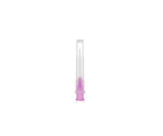 HSB - Endo Irrigating 30GA Needle Box/100 (30GA x 1" needle, purple hub Blunt End Cannual with clear cap, sterile 1pc/blister, 100pcs/box)