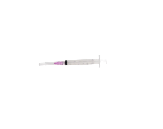 HSB - Endo Irrigating 30GA With Syringe Side Vent Purple Box/100 (30GA x 1" needle, purple hub with 3ML syringe luer lock Close End Side-port cannula with clear cap, sterile 1pc/blister, 100pcs/box)