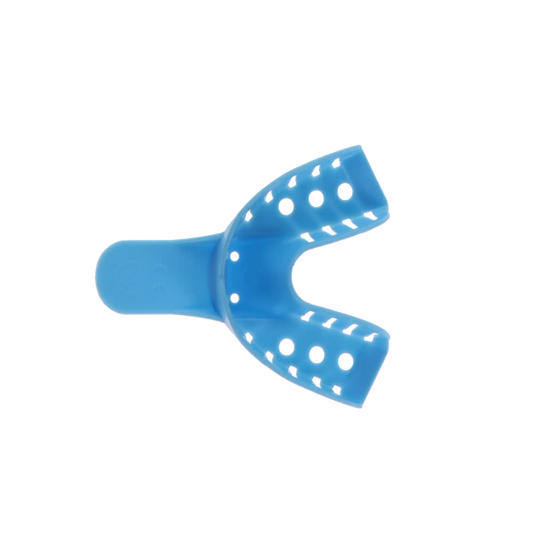 HSB - Impression Trays Perforated 12/Pk #4 MED-LOW
