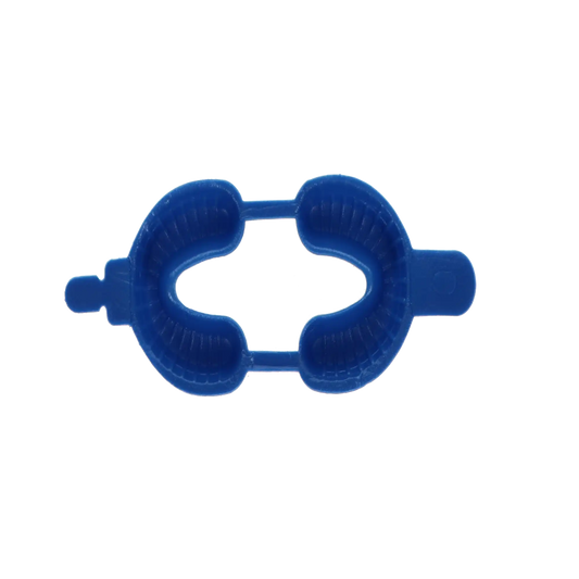 HSB - Fluoride Trays Foam Dual Arch 100/Pk Large (Blue)