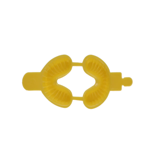 HSB - Fluoride Trays Foam Dual Arch 100/Pk Small (Yellow)