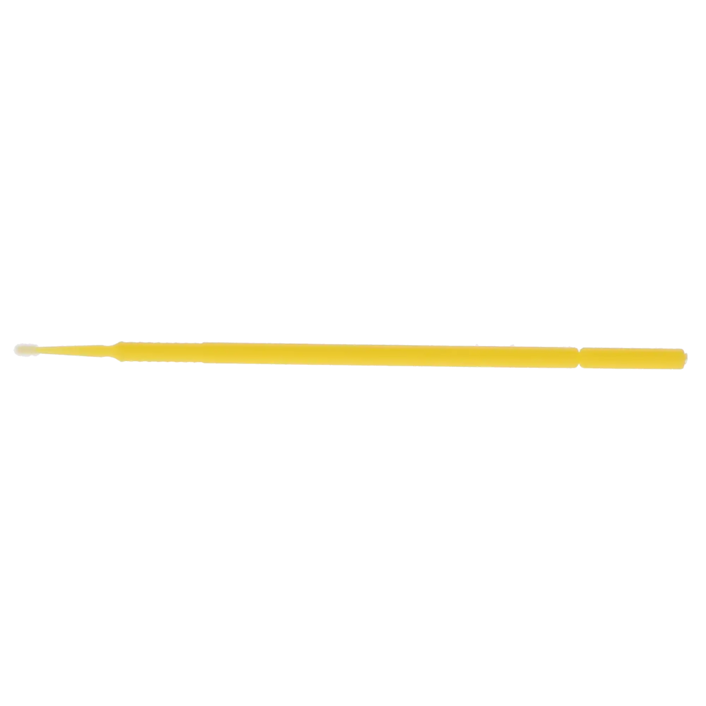 HSB - Micro-Brush Disposable Applicators, Fine, Yellow, 4 x 100/Pk