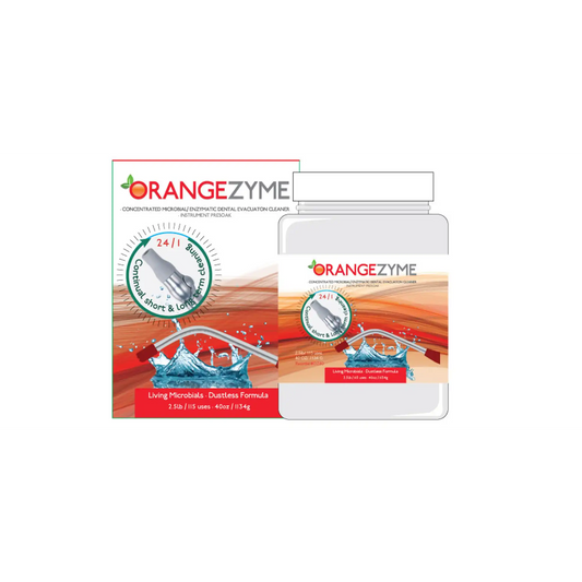 Orangezyme Concentrated Microbial/dual Enzymatic Dental Evacuation Cleaner & Instrument