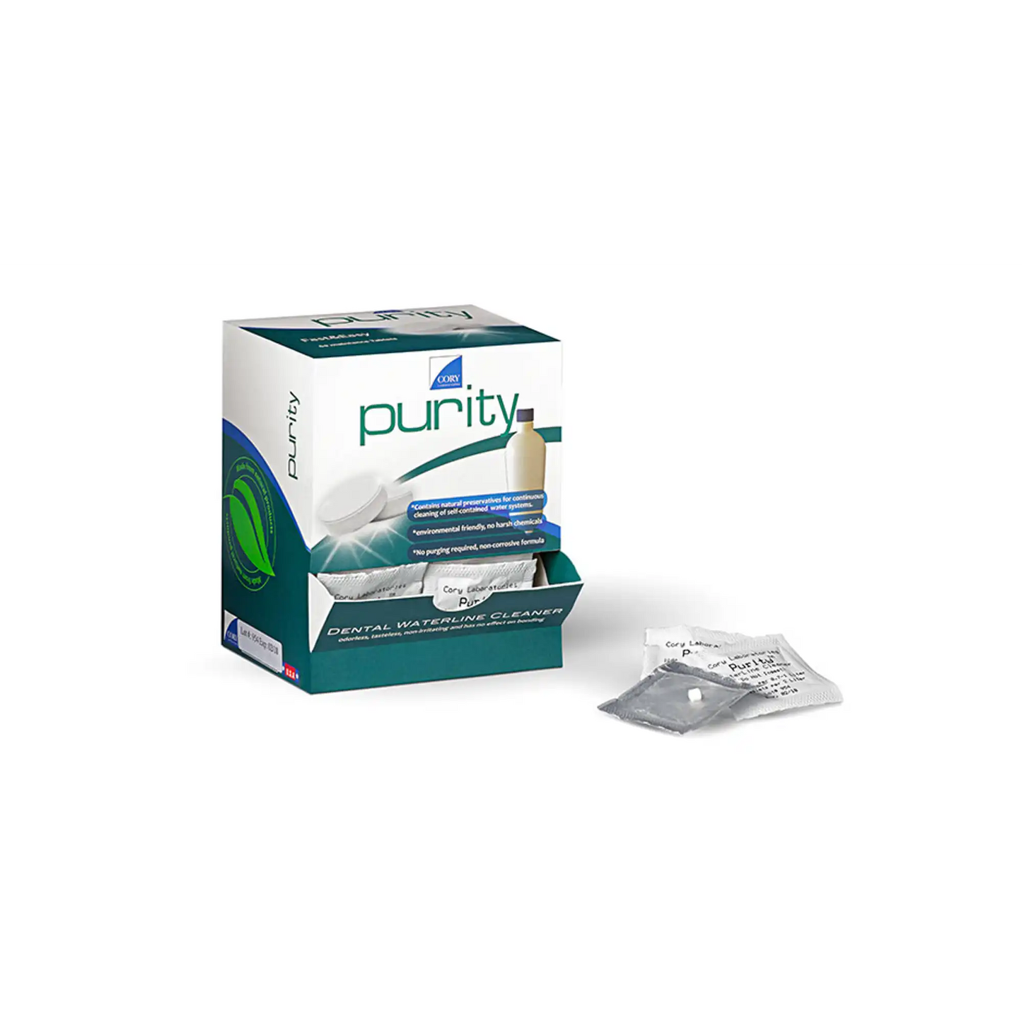 Purity Dental Unit Waterline Cleaner Odorless Tasteless Nonirritating 80/box