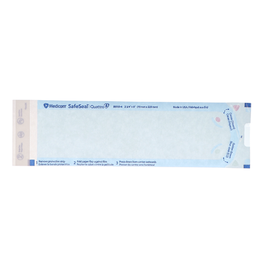 Medicom - SafeSeal - Duet Pouch - 2.75 x 9 - 200/Bx