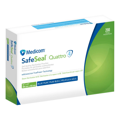 Medicom - SafeSeal Duet Pouch 12x17 200/Bx (88040)