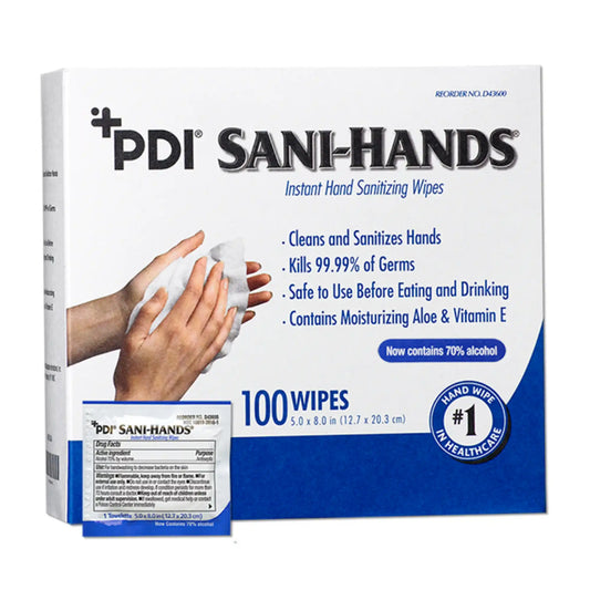 Sani-Hands?Instant Hand Sanitizing Wipes 100/Box