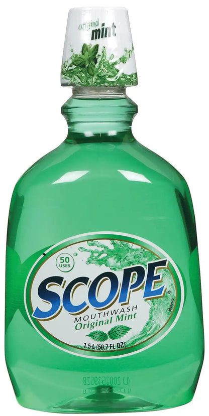 P&G - Scope Mouthwash 1 Liter Mint 6/cs