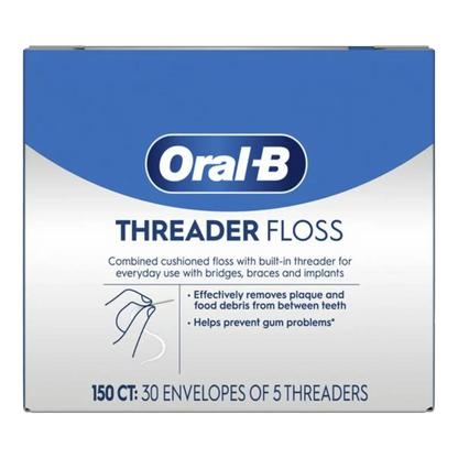 P&G - Oral-B Threader Floss 30 envelopes of 5 Threaders (replaces PROC-84843408)