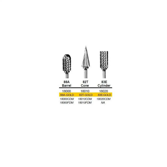 Carbide Lab Burs HP Diamond Cut Coarse 88A Barrel