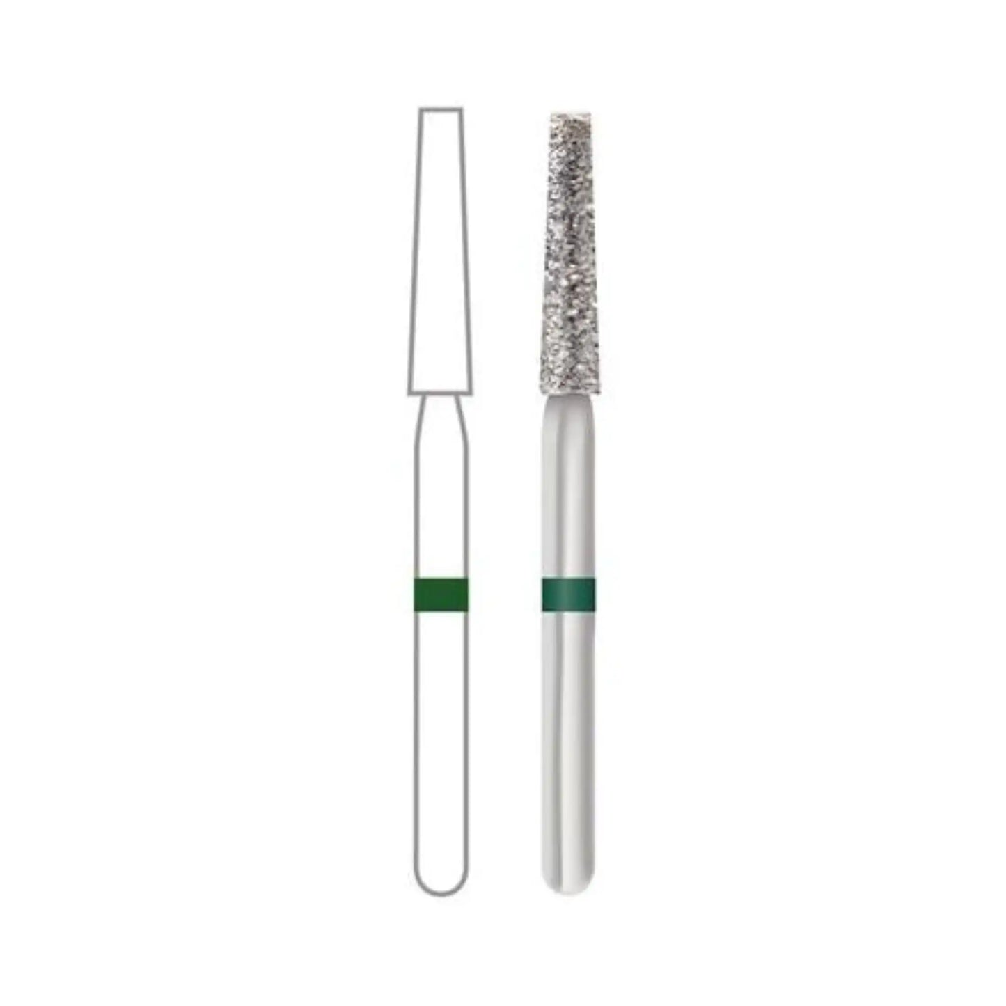 Midwest Diamond FG 848-018C Taper Flat End 5/Pk