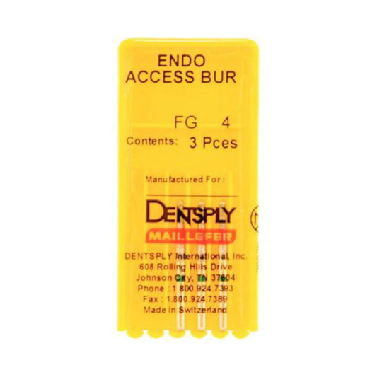 Endo-Access Bur 21mm Size 4 3/Pk