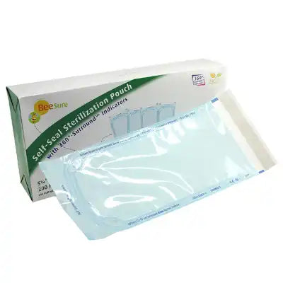 Cranberry - BeeSure Sterilization Pouches 5.25x11.5 200/Box