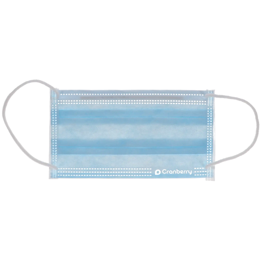 Cranberry - S3 Plus Mask Blue 50/Box ASTM-3